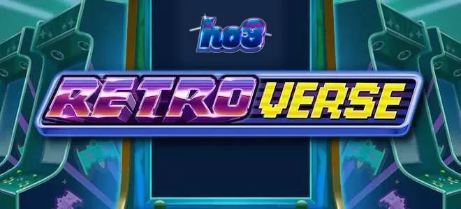 Tampilan antarmuka game slot RetroVerse pada layar perangkat seluler